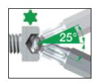 Load image into Gallery viewer, Wiha Professional Bit, TORX® Ball End Style E 6.3 T10
