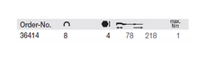 Load image into Gallery viewer, Wiha Torque cable key for circular plug connectors