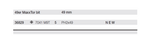 Load image into Gallery viewer, Wiha 49er MaxxTor Bit + Phillips Style E 6.3 PH2