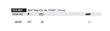 Load image into Gallery viewer, Wiha MaxxTor Torx Bit T27