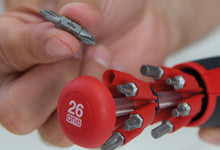 Load image into Gallery viewer, Wiha 26one Screwdriver With Bit Magazine Mixed With 13 Double Bits 13pcs