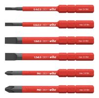 Load image into Gallery viewer, Wiha SlimBit Electric Bit Slotted Phillips Set 6pcs