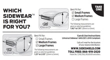 Load image into Gallery viewer, Safety Optical Service Combo Safepack Sunmate Universal Sideshields, Medium Sunglass Tint B27+ 10pairs, B53+ 10pairs