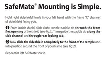 Load image into Gallery viewer, Safety Optical Service B22 MHS Multi Hazard Shield Safemate, Clear 10pairs