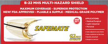 Load image into Gallery viewer, Safety Optical Service B22 MHS Multi Hazard Shield Safemate, Grey 5pairs & Clear 5pairs