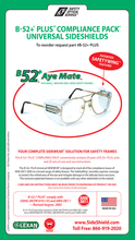 Load image into Gallery viewer, Safety Optical Service B-52+ Plus Compliance Pack Universal Sideshields, Clear 20pairs