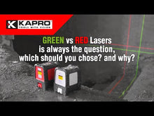 Load and play video in Gallery viewer, Kapro 862G Prolaser® Cross Line Green Laser