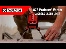 Load and play video in Gallery viewer, Kapro 873S Prolaser® Vector Set With Pole Tripod