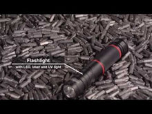 Load and play video in Gallery viewer, Wiha Magnetic Flashlight with LED, Laser And UV Light 90 Degree Angle With A Twist