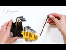 Load and play video in Gallery viewer, Wiha Short L-Key Set In The ProStar Holder 0.05"-3/8" 13pcs