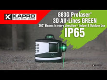 Load and play video in Gallery viewer, Kapro 883G Prolaser® 3D All-Lines Green