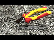 Load and play video in Gallery viewer, Wiha Diagonal Cutters Professional Electric 5.1/2" / 140mm