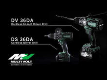 Load and play video in Gallery viewer, Hikoki MULTI VOLT(36V) Cordless Impact Driver Drill DV36DA
