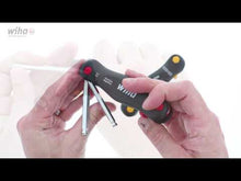 Load and play video in Gallery viewer, Wiha Ball End Hex Fold Out Holder PocketStar With MagicRing® 2-8mm 7pcs