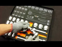 Load and play video in Gallery viewer, Triangle Socket Set 1/4" Square Drive 4-14mm 19pcs