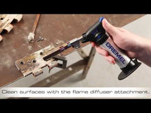 Load and play video in Gallery viewer, Dremel 2200-4 Versal Flame Butane Gas Burner c/w 4 Accessories