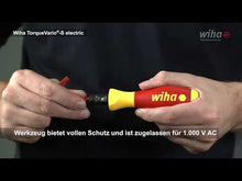 Load and play video in Gallery viewer, Wiha Torque Screwdriver Set TorqueVario®-S Electric 18pcs