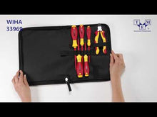 Load and play video in Gallery viewer, Wiha Tool Set Electrician Screwdriver Pliers Tool Case 6pcs