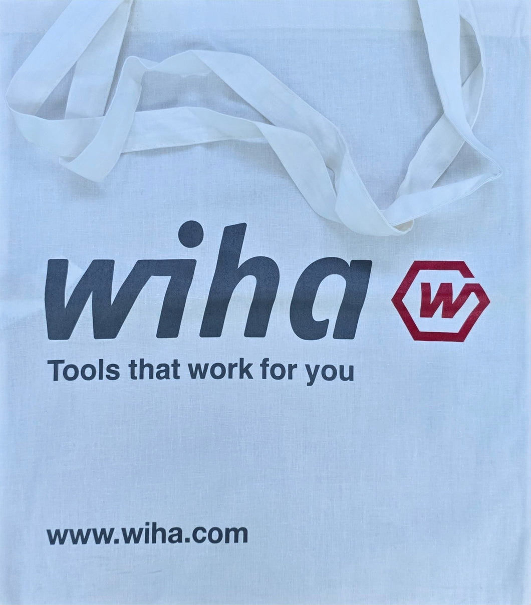 Wiha Recycled White Cotton Bag