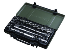 Load image into Gallery viewer, Arsenal 24PC 10-32mm 1/2" Drive 90 Teeth High Torque Anti-Slip Socket Set
