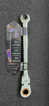 Load image into Gallery viewer, Arsenal 8mm Swivel Ratchet Combination Gear Wrench
