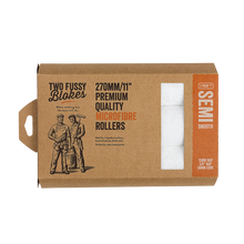 Load image into Gallery viewer, Two Fussy Blokes Microfibre Mini 270mm Paint Rollers 15mm Nap/3 Packs
