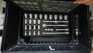 Wiha Tools In B&W Jumbo 6700 Roller Tool Case 54pcs
