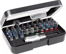 Load image into Gallery viewer, Wiha Standard bit set, 25 mm mixed 31 pcs. 1/4" C6.3 in box with belt clip
