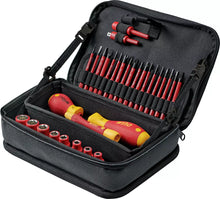 Load image into Gallery viewer, Wiha Tool set slimVario® electric mixed, 32 pcs. incl. multifunctional bag
