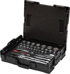 Wiha Socket wrench and bit set 1/4" and 1/2" 60pcs