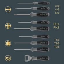 Load image into Gallery viewer, Wiha Screwdriver Set SoftFinish® 85 Years
