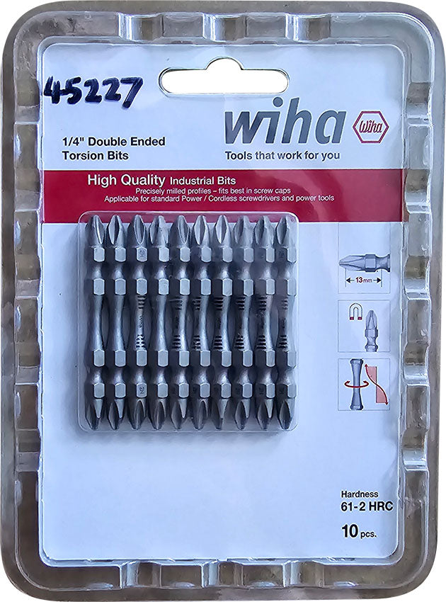 Wiha 7441 PH2x65mm Double Ended Torsion Bit