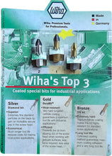 Load image into Gallery viewer, Wiha Top 3 Coated Special Bits For Industrial Applications
