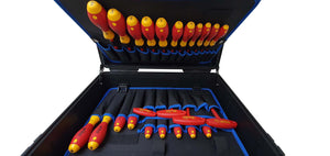 Wiha Electric VDE Insulated Tools In B&W Jumbo 6000 Tool Case 70pcs