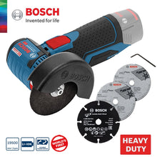 Load image into Gallery viewer, Bosch GWS 10.8 76V EC Cordless Grinder Solo Bare Unit w/o Battery &amp; Charger
