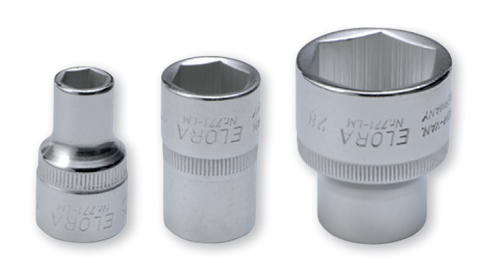 Elora Hex Socket Chrome Plated 1/2