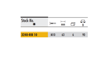 Load image into Gallery viewer, Elora Socket Bit 1/2&quot; Square Drive RIB 10
