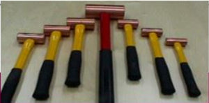 EV 12lbs Fibre Handle Copper Hammer