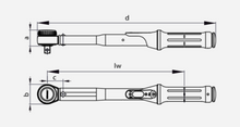 Load image into Gallery viewer, Gedore Torque Wrench TORCOFIX K 3/4&quot; Square Drive 250-850Nm
