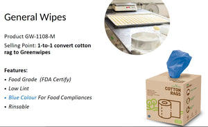 Greenwipes GW-1108-M Cotton Rag