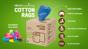 Greenwipes GW-1108-M Cotton Rag