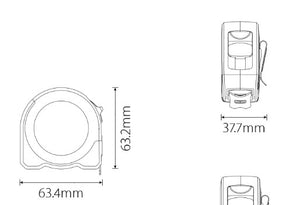 Harvest Measuring Tape 5m / 16'