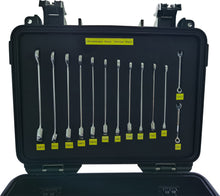Load image into Gallery viewer, Honiton Black Hand M10 Combination Gear Wrench Tool Case 22pcs
