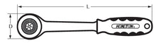 Load image into Gallery viewer, Honiton Ratchet Handle 1/2&quot; Square Drive
