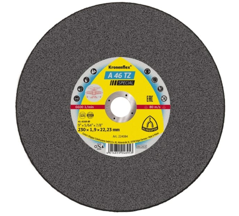 Klingspor Abrasive Cutting-Off Wheels (A46 TZ) 100 x 1.6 x 16mm