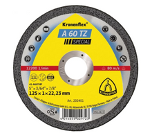 Load image into Gallery viewer, Klingspor Abrasive Cutting-Off Wheels (A60 TZ) 125 x 1 x 22.23mm
