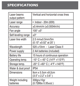 Kapro 862G Prolaser® Cross Line Green Laser