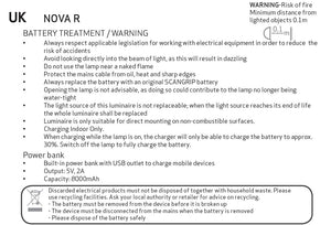 Scangrip Nova R Compact Floodlight With COB-LED  And Light Dimmer