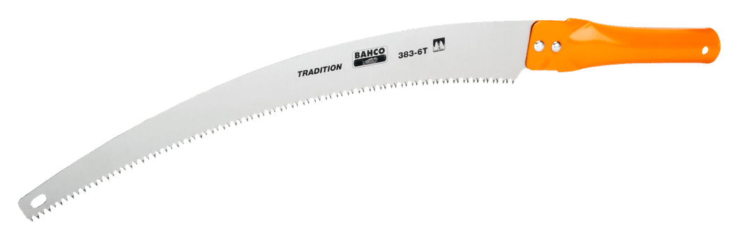 Bahco Hardpoint and Fileable Teeth Pole Pruning Saws with Steel Tube Handle 384-6T