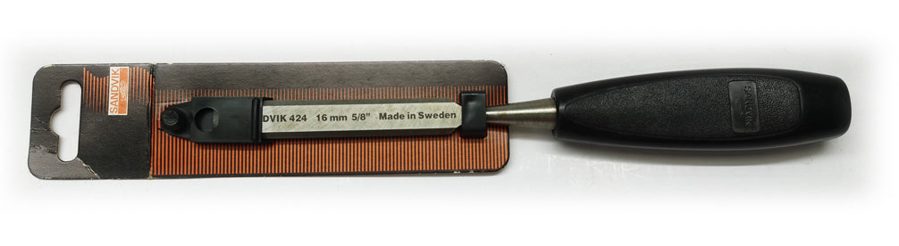 Sandvik 424 Woodworking Chisels with Black Polypropylene Handle 16mm